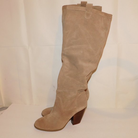 Sole Society Knee High Suede Leather Boots Size 8.5B Fall Winter - Picture 5 of 11
